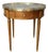 Directoire Bouillotte Table in Cherrywood and Brass For Sale