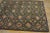 1920s Gray Geometric Folk Art Antique American Hooked Rug 4'2" X 5'6" Woven Wool Carpet For Sale - Image 4 of 12