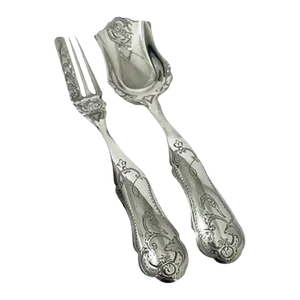 Dutch Silver Ginger Place Settings by Adrianus Kuijlenburg, 1878, Set of 2