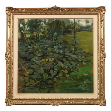 Domenico De Bernardi, Landscape, Oil Painting, Framed For Sale