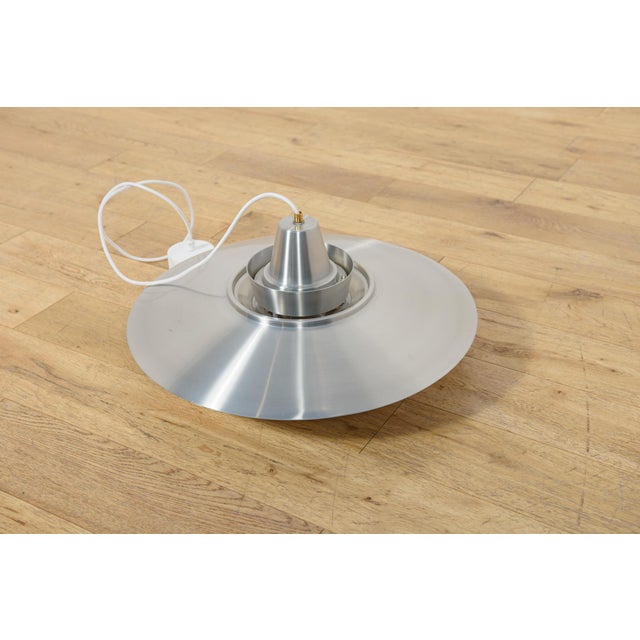 Silver Mid-Century Modern Type 240 Pendant Lamp by Mogens Davidsen for Superlight, Denmark, 1970s For Sale - Image 8 of 17