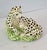 Vintage Jeanne Reed’s Hand-Painted Porcelain Reclining Leopard Figurine With Floral Base For Sale - Image 4 of 12