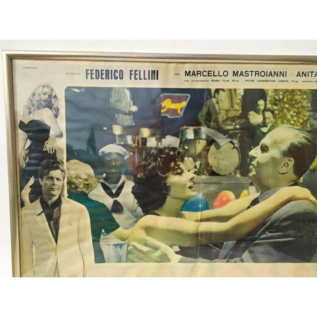 This original cinema poster was manufactured in Italy in the 1960. It's the rare first press by Cineriz. Many defects in...