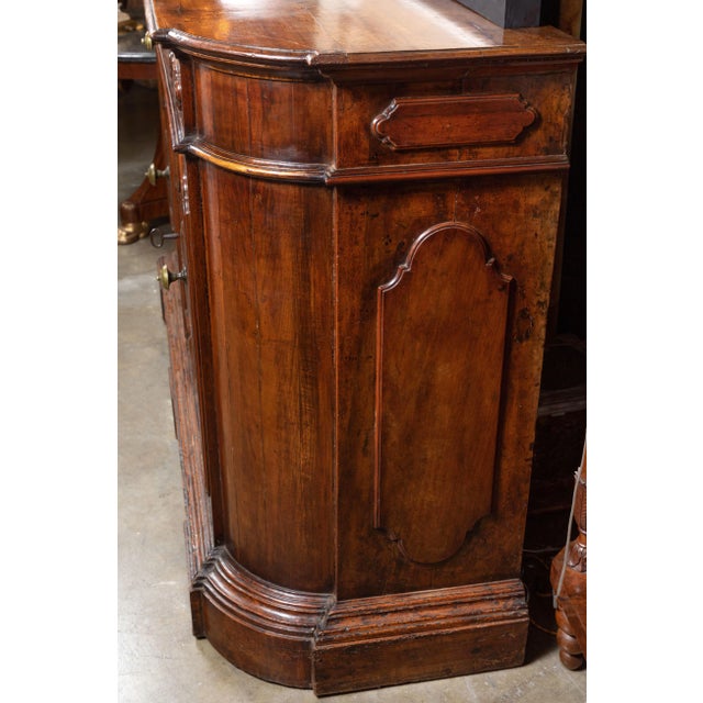 19th Century, Solid Walnut, Paneled, Tuscan Buffet For Sale - Image 9 of 9