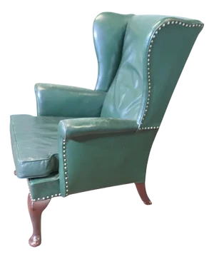 Leather Wing Back Library Chair from Parker Knoll