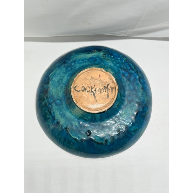 Art Nouveau Ceramic Sunflower Platter by Edith Varian Cockcroft C