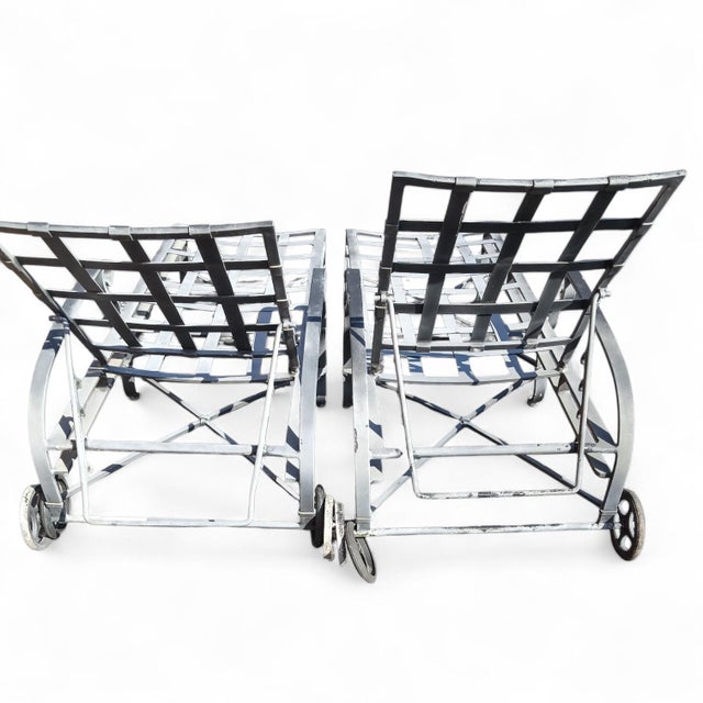 1990s 1990s Elevate Your Outdoor Living Space With a Pair of Iconic Brown Jordan Florentine Lounge Chairs. For Sale - Image 5 of 7