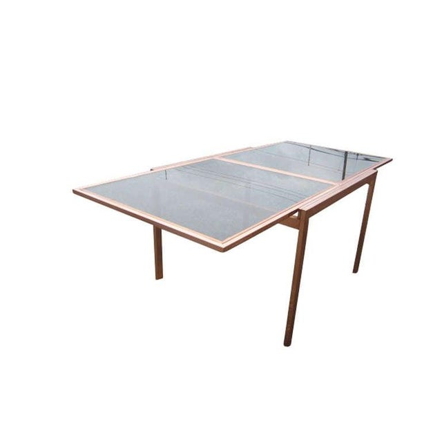 Milo Baughman Vintage Milo Baughman Style Extension Dining Table For Sale - Image 4 of 6