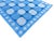 Handmade Cotton Area Rug Vegetable Dyed Sky Blue and White Vista Rug-8'x10' For Sale - Image 6 of 11