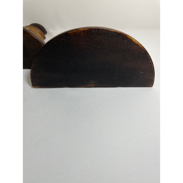 Vintage Carved Wood Wall Shelf Brackets Sconces Corbels, a Pair For Sale - Image 6 of 16