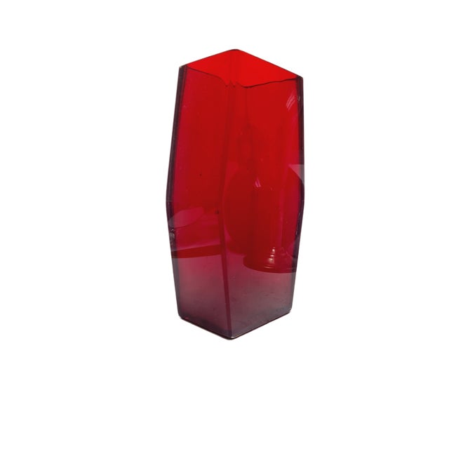 Art Deco Glass Vase by Joseph Hoffmann from Moser, Czechoslovakia, 1930s For Sale - Image 15 of 18