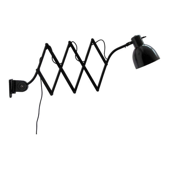 Hala Zeist Scissor Wall Lamp, 1940 For Sale