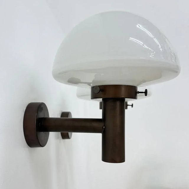 Metal Glass Globe Wall Sconces by Lisa Pape, Sweden, 1970s, Set of 2 For Sale - Image 7 of 18