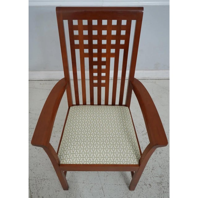 Age: C.1998 Details: 21st Century Collection Solid Cherry Tight & Sturdy High Quality Construction Large Impressive Chairs...