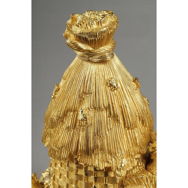 Antique Gilt Bronze Inkwell, 1820 For Sale - Image 10 of 18