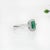2020s 1ct Emerald Cut Emerald Ring With Diamond Accents: Solid 14k Gold, 7x5mm, Size 6.75 For Sale - Image 5 of 6