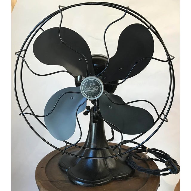 Art Deco Vintage Art Deco 1937 Emerson Seabreeze Electric Fan For Sale - Image 3 of 8