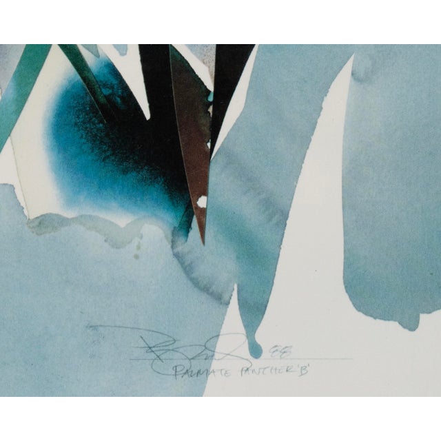 Paint Peter Kitchell Palmathe Panther Abc Signed Contemporary Abstract Watercolor 1988 For Sale - Image 7 of 10