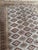 Vintage Pakistani rug with a tribal style Turkmen design and with a sky blue on field, pink, black and white on design,...
