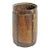 Antique Small Wood & Metal Village Pot For Sale
