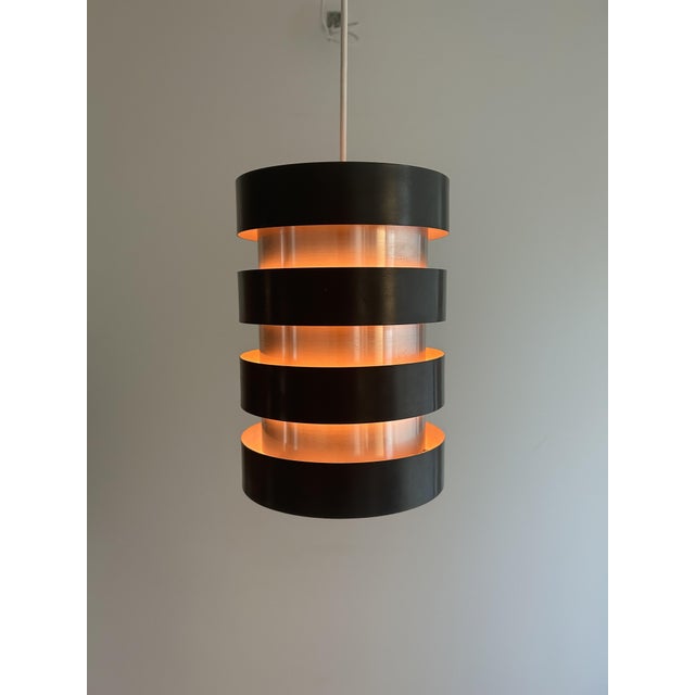 Mid-Century Modern Eiffel Pendant Lamp by Jo Hammerborg for Fog & Mørup, 1960s For Sale - Image 3 of 12