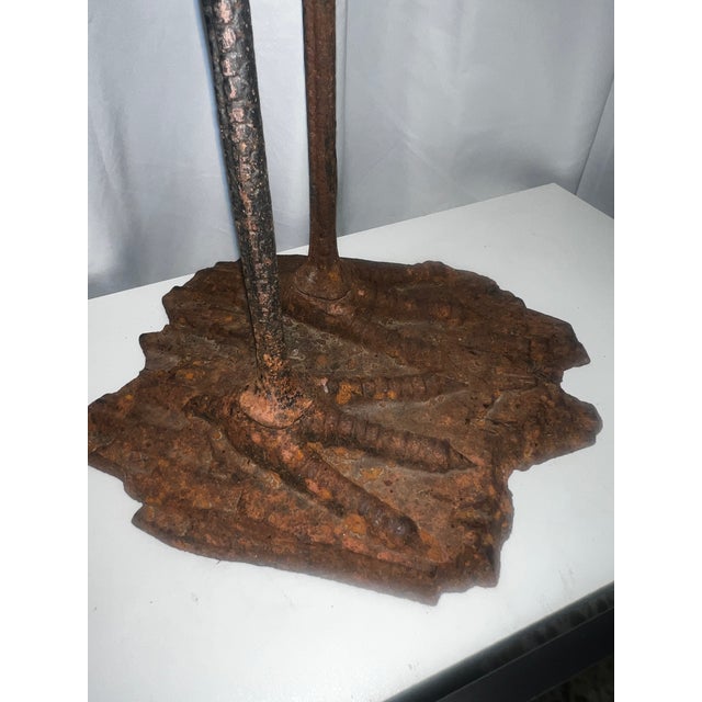 Pair of 20th Century Large Garden Heron Sculptures For Sale In Dallas - Image 6 of 8
