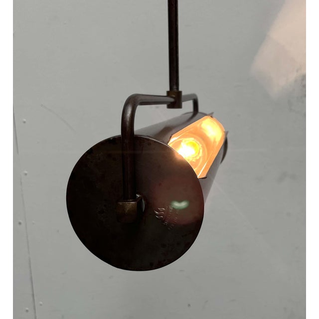 Mid-Century Modern Industrial German Ceiling Lamps from Hillebrand Leuchten, Set of 2 For Sale - Image 9 of 18