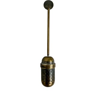 Bauhaus Silver-Plated Brass Tea Infuser by Christian Dell, Weimar, 1924 For Sale