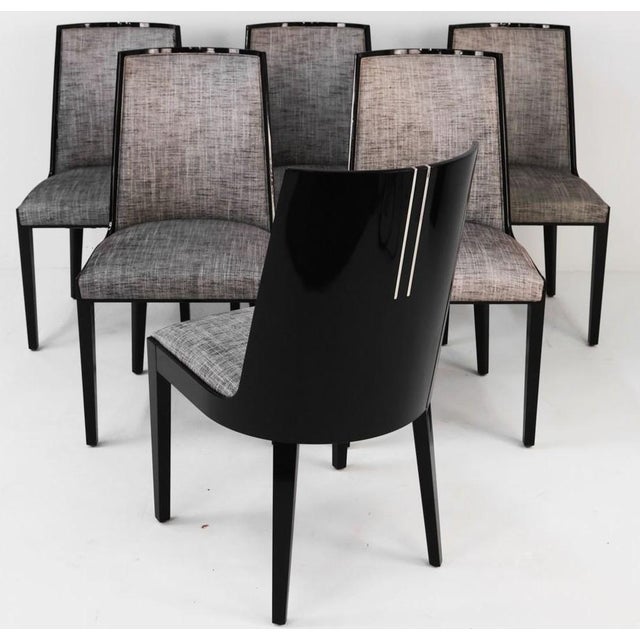 Italian 6 Pietro Costantini Dining Chairs Set For Sale - Image 3 of 13
