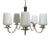 Vintage Mid-Century Modern Style 5 Arms Chandelier For Sale