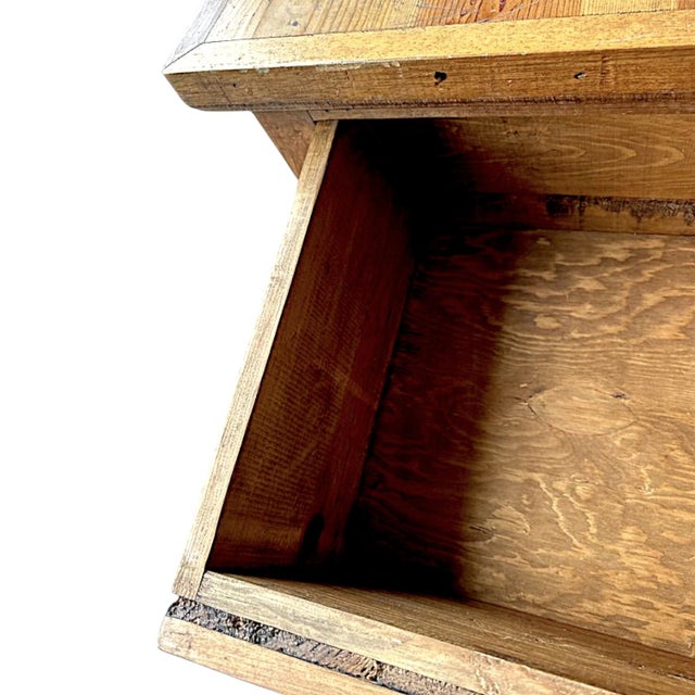 Mexican Rustic Santa Fe Style Planked Ponderosa Pine Low Boy Chest of 8 Drawers Drawers For Sale - Image 12 of 16