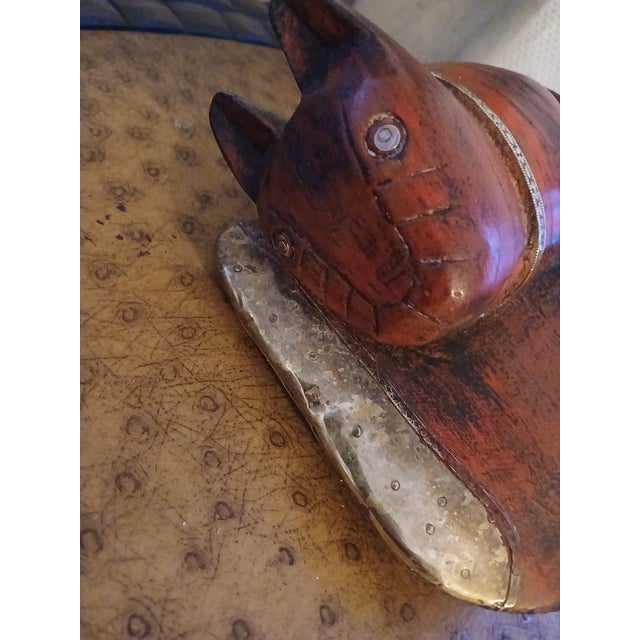 F-022 1970s "The Guardian" Curled Feline in Wood & Bronze ​Presented by Methinks Art Studio and Dwelling Artistic Intervention by Splendidus For Sale - Image 12 of 12