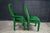 8 Mid 20th Century Hollywood Regency Green Velvet Parsons Style Dining Chairs After Milo Baughman For Sale - Image 9 of 18