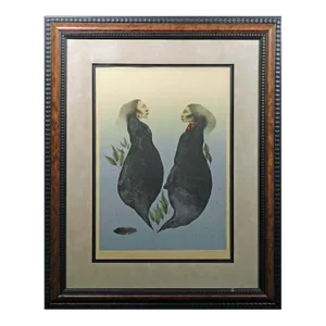 Frank Howell "Genesis" 146/200 Framed 1983 Hand Signed Fine Artwork
