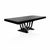 Art Deco Black Lacquer Dining Table with Extensions, 1930s For Sale - Image 4 of 12