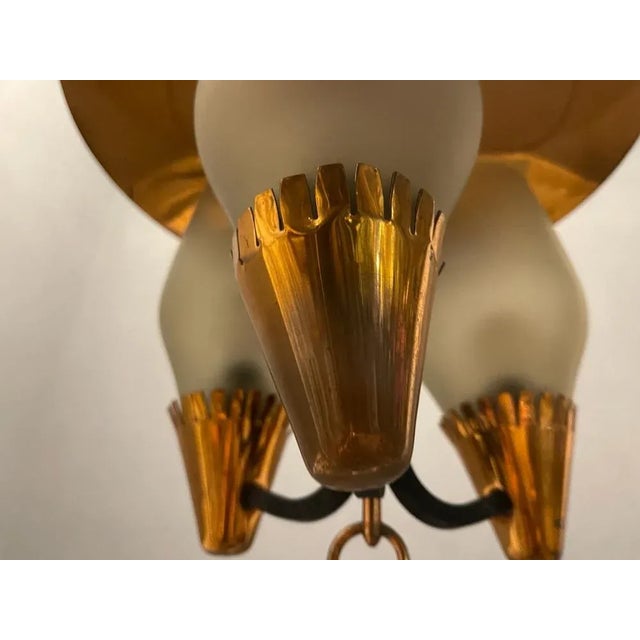 Vintage Copper Light Pendant, 1970s For Sale - Image 6 of 9