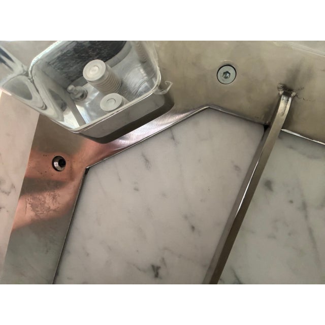 Tirreno Carrara Marble Cocktail Table by Paola Navone for Baker Furniture For Sale - Image 9 of 10