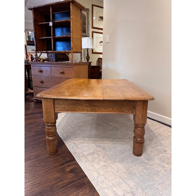 19thy Century English Pine Coffee Table For Sale - Image 4 of 11