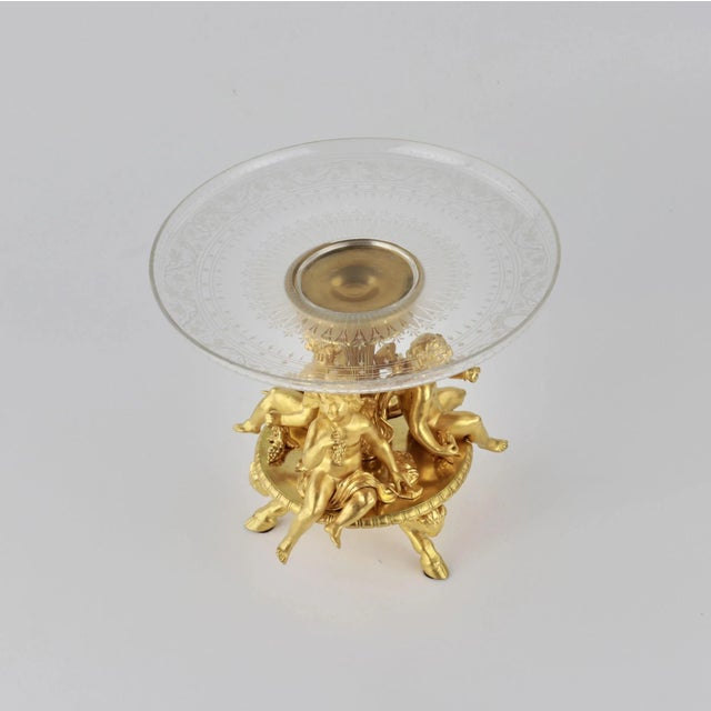 Napoleon III Delicate Fruit Vase from Es Calier De Cristal Paris For Sale - Image 5 of 7