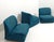 Cassina Italian Ciprea Modular Lounge Chairs by Afra and Tobia Scarpa for Cassina, 1968, Set of 3 For Sale - Image 4 of 11