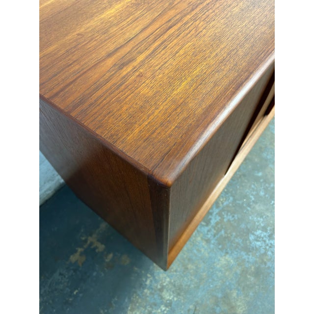 Danish Teak Mid Century Modern Arne Vodder Style Credenza Highboard 1950s For Sale - Image 9 of 12