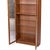 Wood Mid Century Danish Teak Glass Door Display Cabinet For Sale - Image 7 of 7