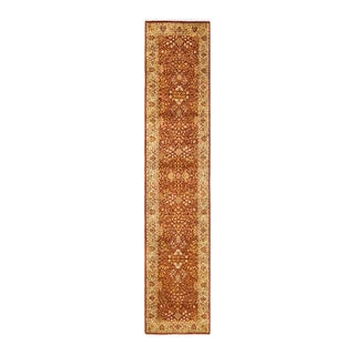 Mogul, One-of-a-Kind Hand-Knotted Runner Rug - Orange, 2' 7" x 12' 6" For Sale