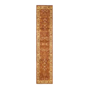 Mogul, One-of-a-Kind Hand-Knotted Runner Rug - Orange, 2' 7" x 12' 6"