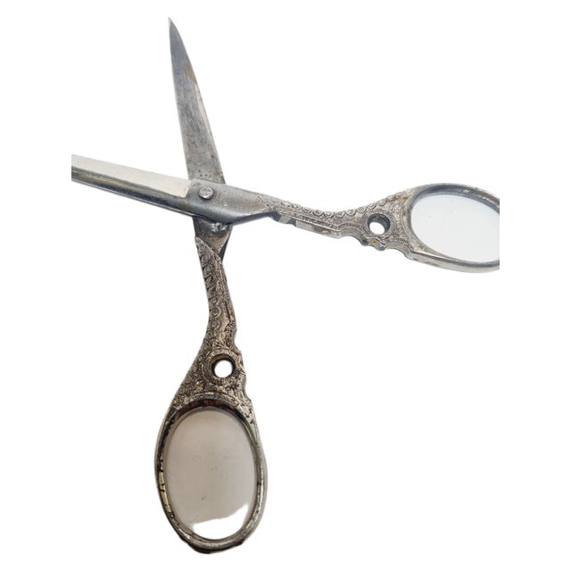 Art Nouveau Danish Scissors for Grapes, 1920s For Sale - Image 6 of 8