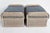 1970s Henry Link Rattan Lounge Chairs, Ottomans, New Sunbrella Upholstery, 2 Pairs For Sale In Miami - Image 6 of 18