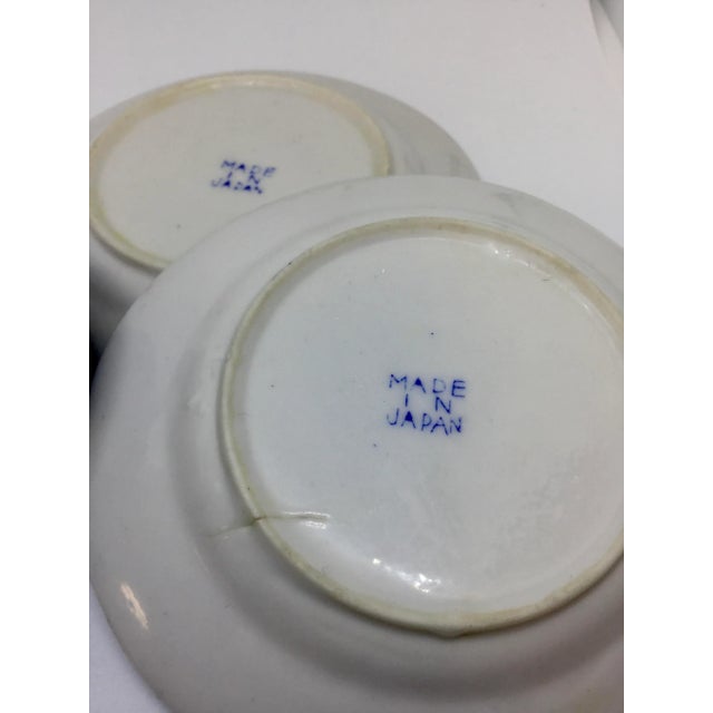 Japanese Blue Willow Plates and Cup - Set of 3 For Sale In Portland, ME - Image 6 of 13
