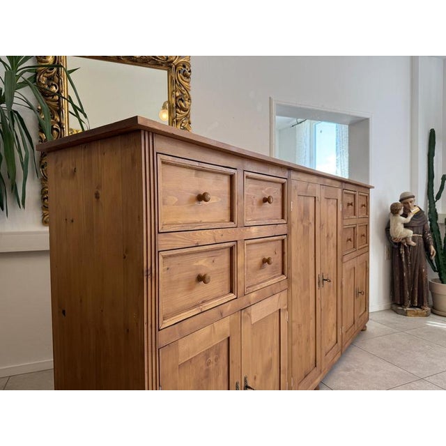 Rustic Shop Chest in Wood For Sale - Image 9 of 18