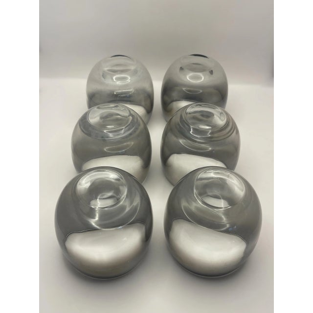 Silver 1960s Dorothy Thorpe Roly Poly Glasses For Sale - Image 8 of 11
