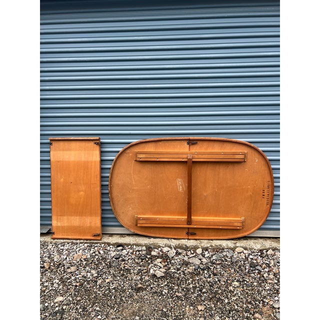 Vintage Danish Tile Top Teak Wood Dining Table in Mid Century Modern Design For Sale In New York - Image 6 of 7